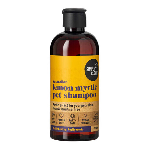 Simply Clean Pet Shampoo - Lemon Myrtle 250ml