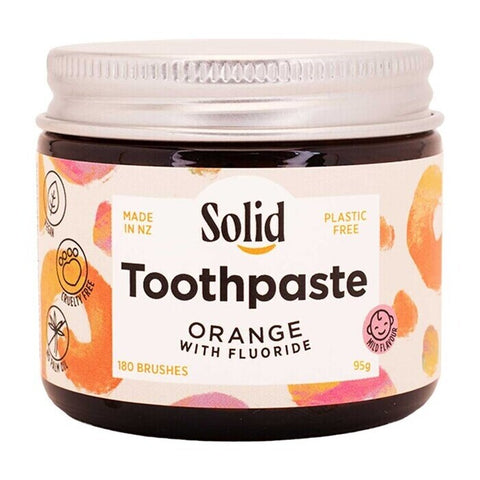 Solid Toothpaste - Orange with Fluoride 95gm