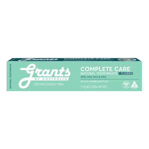 Grants Complete Care Natural Toothpaste - With Fluoride