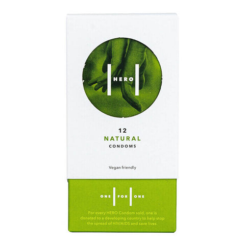 HERO Condoms Condoms - Natural 12 Pack