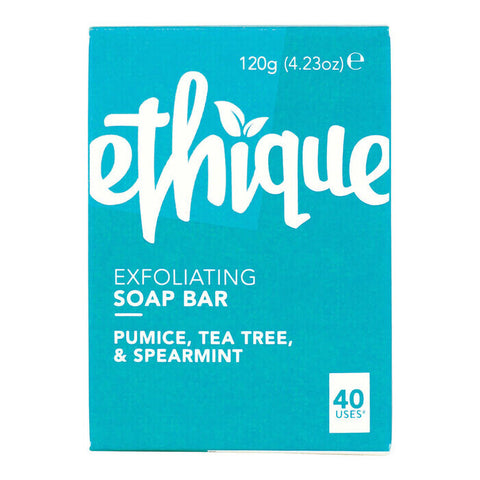 Ethique Exfoliating Soap Bar - Pumice, Tea Tree & Spearmint 120g