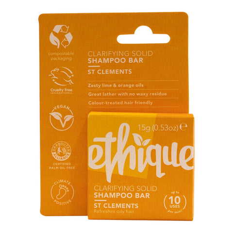 Clarifying Solid Shampoo Bar - St Clements 15g