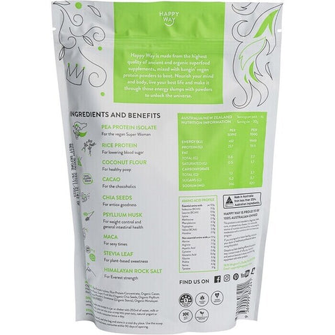 Happy Way Pea Protein Powder - Chocolate