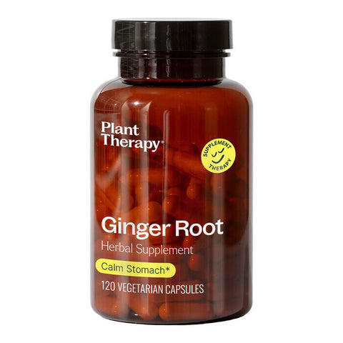 Plant Therapy Herbal Supplement - Ginger Root 120 Capsules