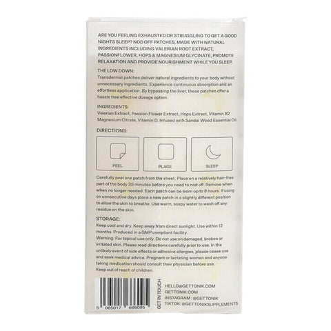 Tonik Transdermal Patches - Nod Off