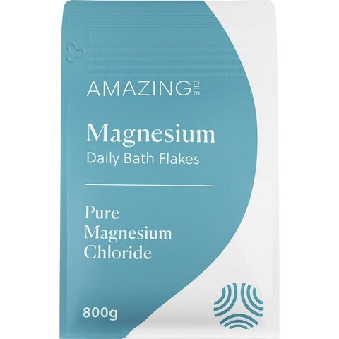 Amazing Oils Magnesium Daily Bath Flakes - Pure Magnesium Chloride 800g