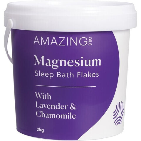 Amazing Oils Magnesium Sleep Bath Flakes 2kg