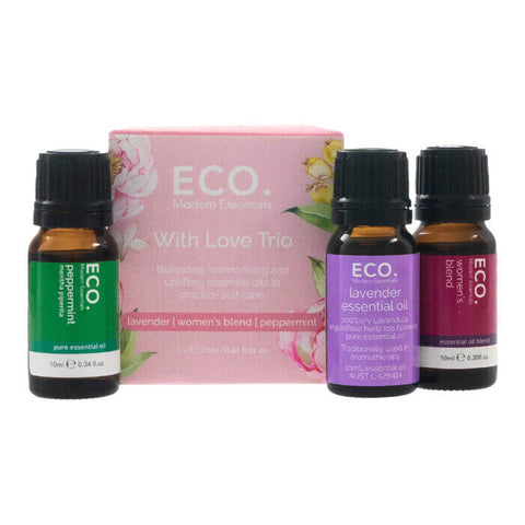 ECO. Modern Essentials With Love Essential Oil Trio 3 x 10ml