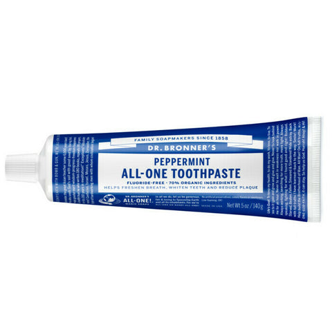 Dr Bronner's All-One Toothpaste - Peppermint Peppermint 140g