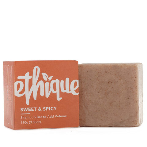 Ethique Sweet & Spicy Volumising Solid Shampoo Bar 110g