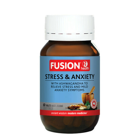 Fusion Health Stress & Anxiety 60 Tablets