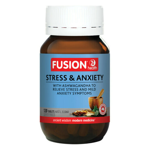 Fusion Health Stress & Anxiety 120 Tablets