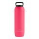 1L waterdrop All-Purpose Steel Bottle, a double walled, vacuum insulated, stainless steel water bottle with a neon pink body and a black lid.