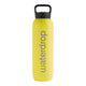 1L waterdrop All-Purpose Steel Bottle, a double walled, vacuum insulated, stainless steel water bottle with a neon yellow body and a black lid.