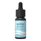 30ml dropper bottle of Woohoo Good Vibes Brightening Facial Oil, a light and non-greasy, pro-ageing facial oil that rebalances, brightens, reduces pigmentation, and promotes healthy looking skin using a highly effective blend of vitamin C, omegas 3, 6, 7 and 9, and zinc. Packaged in an aluminium bottle with a dropper and blue label.